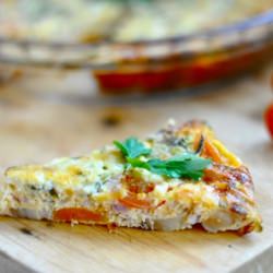 Potato, Bacon and Herb Frittata