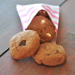 Triple Chocolate Cookies