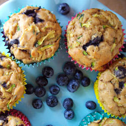 Blueberry Zucchini Muffins