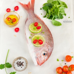 Baked New Zealand Red Snapper