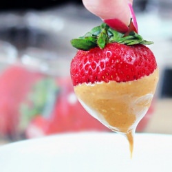 Peanut Butter Candy Strawberries