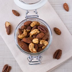 Pumpkin Spiced Cocktail Nuts