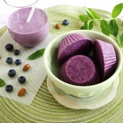 Blueberry Almond Smoothie Cups
