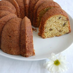 Pistachio Polenta Pound Cake