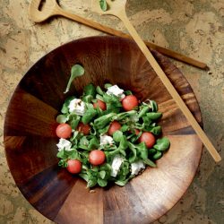 Watermelon Salad with Cheese