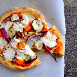Grilled Vegetable Pizza