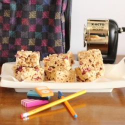 Cranberry Oat Cereal Squares