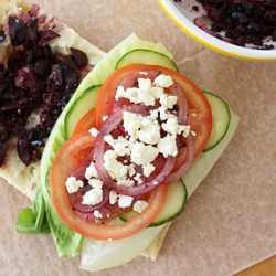 Greek Salad Sandwich