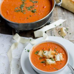 Roasted Tomato Basil Soup