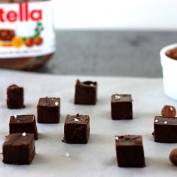 Nutella Sea Salt Fudge
