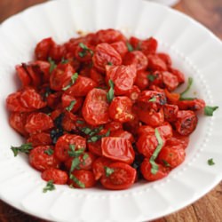 oven-roasted tomatoes