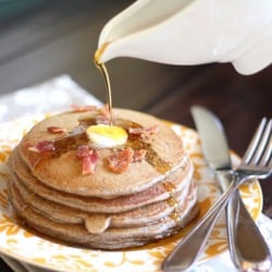Almond Buckwheat Pancakes