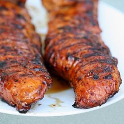 Apricot Glazed Grilled Pork