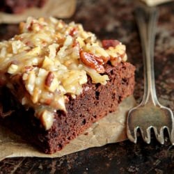 German Chocolate Brownies