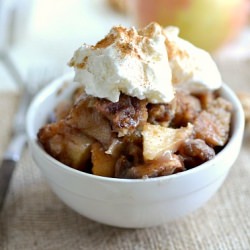 slow cooker apple crisp