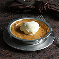 Salted Caramel Custard Mini Pies