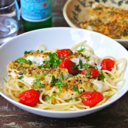 Spaghetti With Halibut
