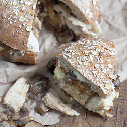 Chicken, Bacon & Mushroom Sandwich