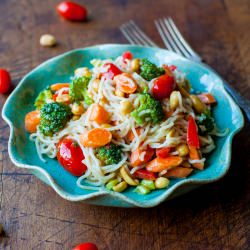 Peanut Noodles with Peanut Sauce