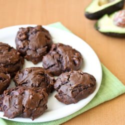 Avocado chocolate cookies
