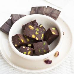 Chocolate Pistachio Fudge