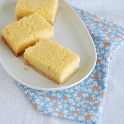 Melt and mix lemon bars
