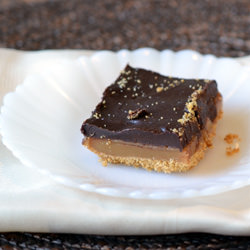 Dark Chocolate and Caramel Tart