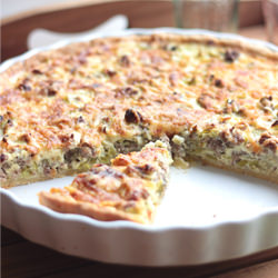 Mince Leek Quiche