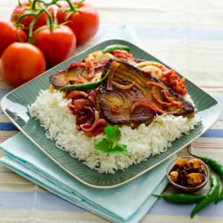 Sri Lankan Deviled Tuna With Rice