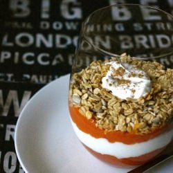 Pumpkin Granola Yogurt Parfait