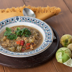 Grilled Tomatillo Chili