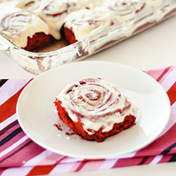 Red Velvet Cinnamon Rolls
