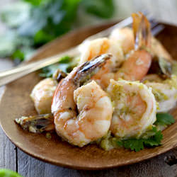 Tomatillo Shrimp