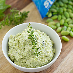 Lemony Edamame Hummus