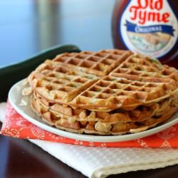 Zucchini Bread Waffles
