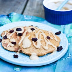 Butternut Squash Protein Pancakes