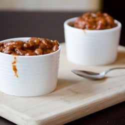 Canadian Maple Baked Beans