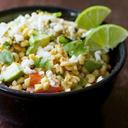 Corn Esquites Salad with Avocado