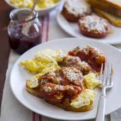 Baked Tomatoes with Parmesan Cheese