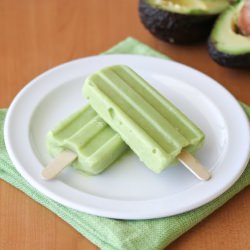 Avocado cream pops