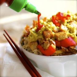Coconut Ginger Tofu with Rice