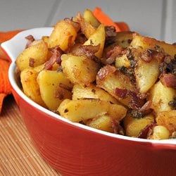 Fried German Potato Salad