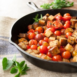 Skillet Panzanella