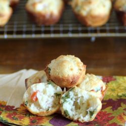 Caprese Mini Muffins