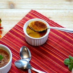 Roasted Sweet Potato Creme Brulee
