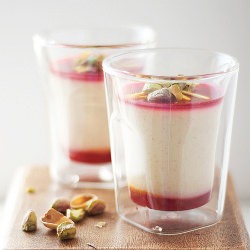 Chai Panna Cotta with Blood Orange