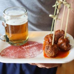 Sweet & Sour Meatballs for Game Day