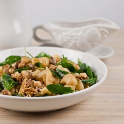 Pasta, Mushroom and Walnut Salad