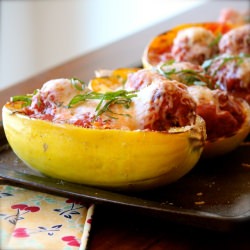 Spaghetti Squash & Meatballs