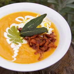 Roasted Sweet Potato Chipotle Soup